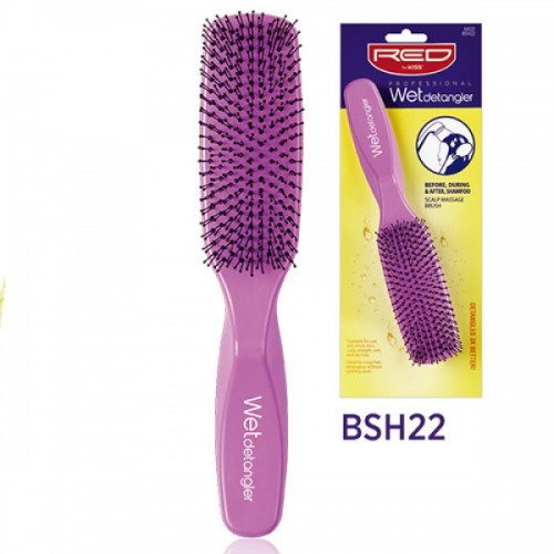 Red Professional Wet Detangler Brush BSH22(Purple)